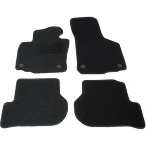 Automatten op maat - zwart stof - geschikt voor VW Golf 6 2008-2012