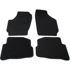 Automatten op maat - zwart stof - geschikt voor Seat Ibiza 6L en Seat Cordoba 2002-2008