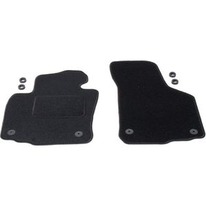 Automatten voorzijde - zwart stof - geschikt voor VW Golf 5 2003-2008