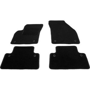 Automatten op maat - zwart stof - geschikt voor Volvo S40 met bouwjaar 2004-2012 (Phase 2)
