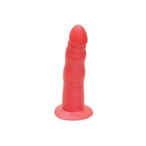 Ylva & Dite - Anteros - Realistische Siliconen dildo met zuignap - Voor mannen, vrouwen of samen - Handgemaakt in Holland - Bright Red