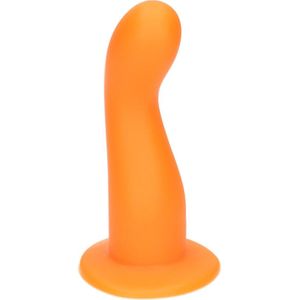 Ylva & Dite - Leda - Siliconen G-spot / Prostaat dildo - Made in Holland - Oranje