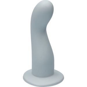 Ylva & Dite - Leda - Siliconen G-spot / Prostaat dildo - Made in Holland - Pastel Grijs