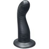 Ylva & Dite - Leda - Siliconen G-spot / Prostaat dildo - Made in Holland - Zilver Grijs Metallic