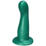 Ylva & Dite - Leda - Siliconen G-spot / Prostaat dildo - Made in Holland - Pastel Groen / Fruit Groen Metallic