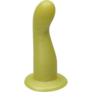 Ylva & Dite - Leda - Siliconen G-spot / Prostaat dildo - Made in Holland - CitroenGeel