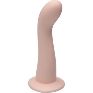 Ylva & Dite - Swan - Siliconen G-spot / Anale dildo - Made in Holland - Pastel Oranje