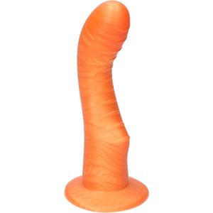Ylva & Dite - Kajsa - Siliconen G-spot / Prostaat dildo - Made in Holland - Oranje Geel