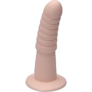 Ylva & Dite - Aria - Siliconen Anale / Vaginale dildo - Made in Holland - Pastel Oranje