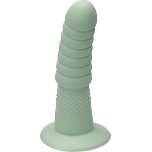 Ylva & Dite - Aria - Siliconen Anale / Vaginale dildo - Made in Holland - Pastel Groen