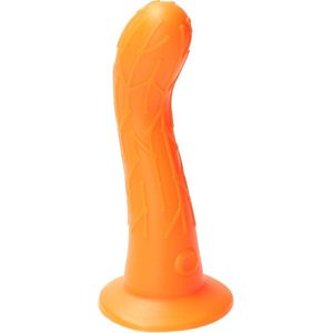 Ylva & Dite - Cryptodite - Siliconen G-spot / Anale dildo - Made in Holland - Oranje