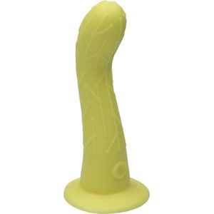 Ylva & Dite - Cryptodite - Siliconen G-spot / Anale dildo - Made in Holland - Geel