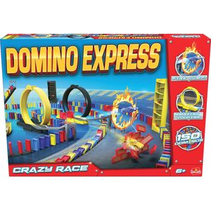Domino Express - Crazy Race - Constructiespeelgoed - 150 Kleurrijke Dominostenen