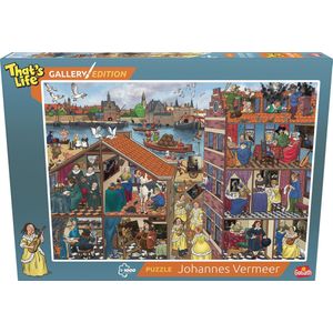 Goliath That's Life Gallery Edition: Johannes Vermeer - 1000 Puzzelstukjes - Legpuzzel (68x48cm)