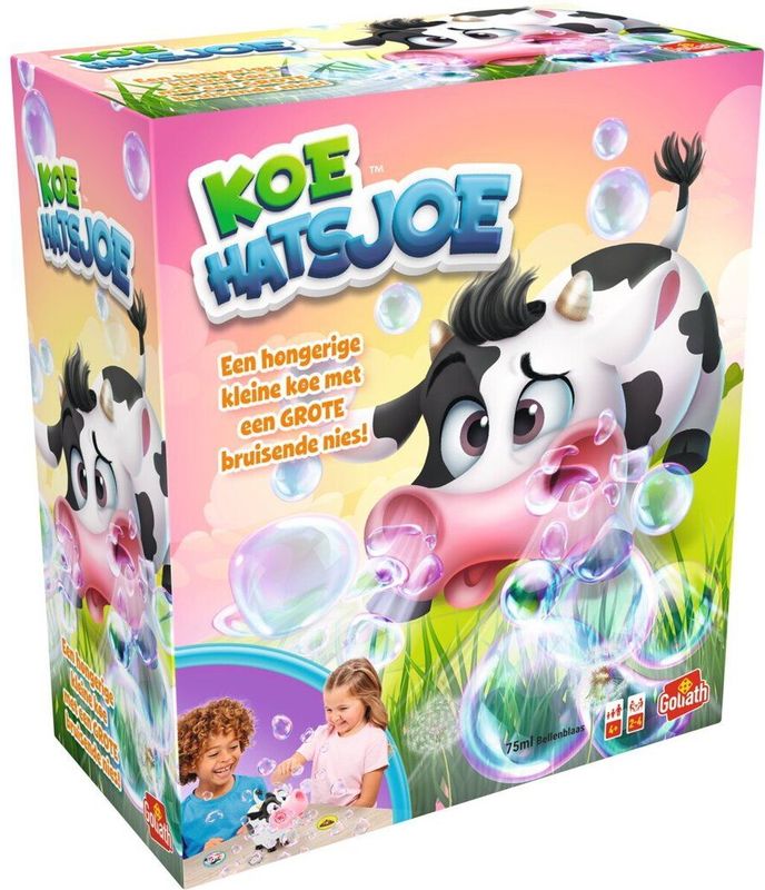 Goliath Koe Hatsjoe - Actiespel - Kinderspel - Met zeepbellen