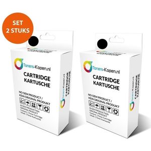 Geschikt voor huismerk 2X inkt cartridge voor Hp 950Xl zwart Officejet Pro 8100