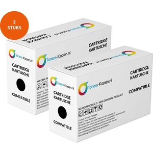 huismerk 2X Toner voor HP 131X CF210X – Toner – Zwart – 2400 pagina's – Compatible LaserJet Pro 200 M251n M251nw M276n M276nw Cartridge Patroon Vervangend CF210A HP131X Printer Tonercartridge Set Dubbelpak