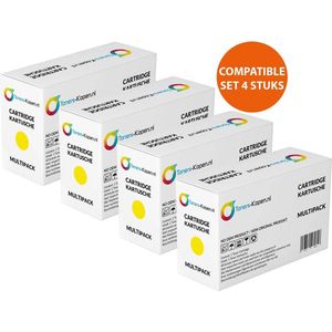 HP 412X CF412X - Huismerk Toner - Geel - 5000 Pagina's - Geschikt voor M452 M477 Series, M452dn, M452dw, M452nw, MFP M477fdn, MFP M477fdw, MFP M477fnw