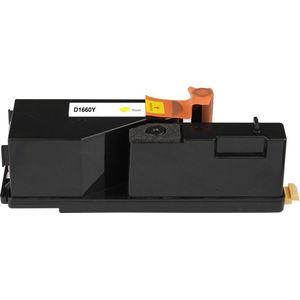 Dell 593-11131 Dell 593-11131 – Toner – Geel – 1.000 pagina's – Compatible C1660w Cartridge Patroon Vervangend Alternatief Printer Tonercartridge Gele Toner Dell C1660 Laser Printer Inkt Cartridges Tonercassette Afdrukken