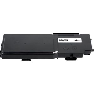 Dell 593-BBBU alternatief Toner cartridge Zwart 6000 pagina's Dell Color Laser Printer C2660dn Dell Color Laser Printer C2665dnf