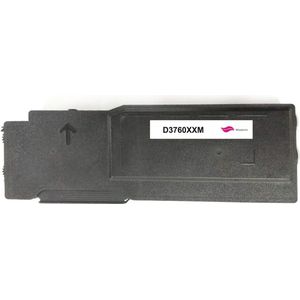Dell 593-11121 Dell 593-11121 – Toner – Magenta – 9.000 pagina's – Compatible C3760dn C3760dnf C3760n C3765dnf MFP Cartridge Patroon Vervangend Laser Printer Tonercartridge Alternatief Hoogwaardig Scherpe Afdrukken Levendige Kleuren