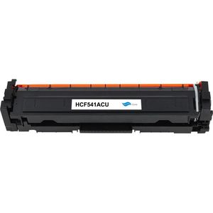 HP CF541A/Cartridge 054 Cyan(203A) alternatief Toner cartridge Cyaan 1300 pagina's Canon i-SENSYS 623cw Canon i-SENSYS LBP621cw Canon i-SENSYS MF641cw Canon i-SENSYS MF643cdw Canon i-SENSYS MF645cx HP Color LaserJet Pro M254dn HP Color Laserjet Pro M