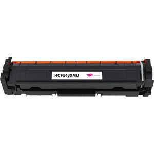 HP CF543X/Cartridge 054H Magenta (203X) alternatief Toner cartridge Magenta 2500 pagina's Canon i-SENSYS 623cw Canon i-SENSYS LBP621cw Canon i-SENSYS MF641cw Canon i-SENSYS MF643cdw Canon i-SENSYS MF645cx HP Color LaserJet Pro M254dn HP Color Laserj