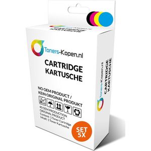 Geschikt voor Compatible Set 5x inkt cartridge voor Epson 26XL