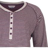 Tenderness - Dames Pyjama - Bordeaux Rood - Badstof