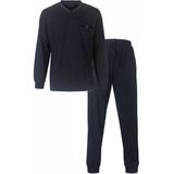 Paul Hopkins - Pyjama - Donkerblauw - 100% Gekamde Katoen