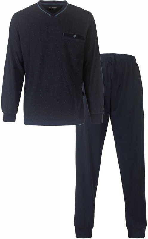 Paul Hopkins - Pyjama - Donkerblauw - 100% Gekamde Katoen