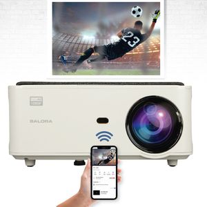 Salora 51BFM3850 - Beamer - Projector - 320 ANSI lumens - LED 1920x1080 - Wit - Screen Mirroring