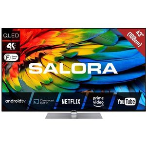 Salora - 43QLED440 - Smart Televisie - QLED - 43 Inch - 4K UHD