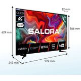 Salora QLEDTV 43 - 43 Inch QLED Smart TV