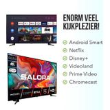 Salora 43QLEDTV - 43 Inch - 4K QLED - Smart TV - Televisie