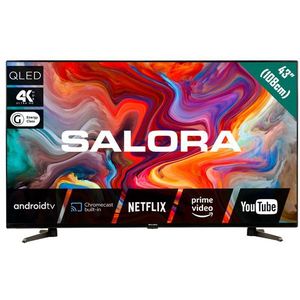 Salora - 43QLEDTV - 4K QLED - Smart TV - 43 Inch - Televisie