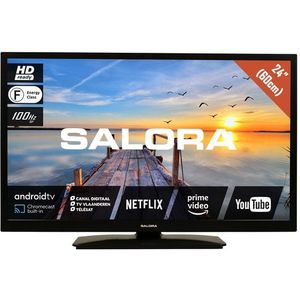 Salora MOBILE24TV tv 61 cm (24") HD Smart TV Wifi Zwart 220 cd/m²