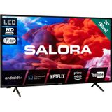 Salora LED Android TV 24HA220 60 cm Zwart