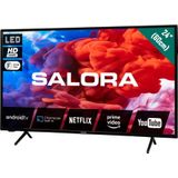 Salora LED Android TV 24HA220 60 cm Zwart