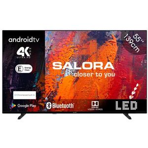 Salora - 55UA550 - 55 Inch 4K Ultra HD Android Smart TV - Zwart - LED