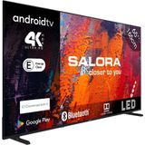 Salora 65UA550 tv 165,1 cm (65"") 4K Ultra HD Smart TV Wifi Zwart 250 cd/m²