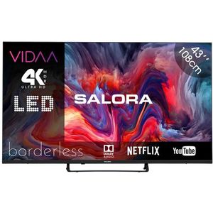 Salora - FOD43UV - Smart TV - 43 Inch - 4K Ultra HD - VIDAA