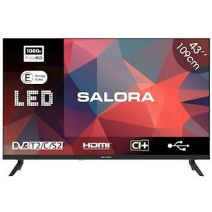 Salora 43FDB200 FHD TV 43 Inch Zwart