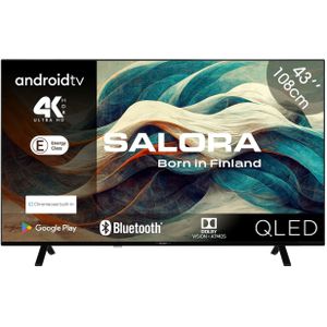 Salora 43QLED320 led-tv 3x HDMI, WLAN, BT, Smart tv