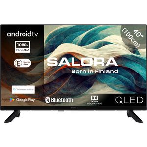 Salora - 40QLED320 - TV - Zwart - 101,6 cm - Full HD - Smart TV