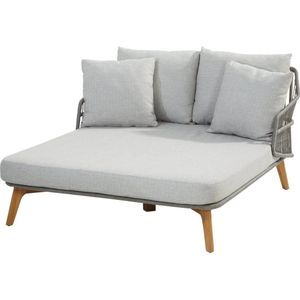 4-Seasons Sempre Daybed - Teak/Silver Grey