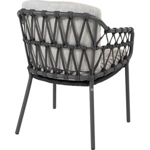 4 Seasons Outdoor - Calpi - Eetkamerstoel - Antraciet - 1 stuk