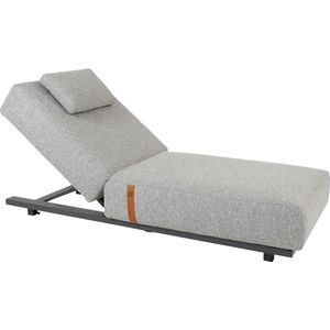 4Seasons Vakantie Loungeset Luik Antraciet/As grijs