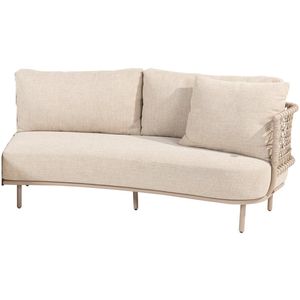 4 Seasons Outdoor - Sardinia - Loungebank - Latte - Rope - Aluminium