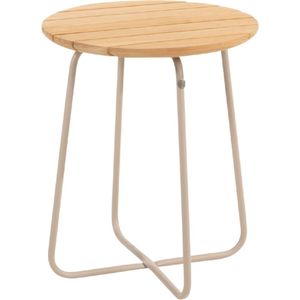 Verdi bijzettafel teak 45 cm.Ø (H 55) latte 4 Seasons Outdoor
